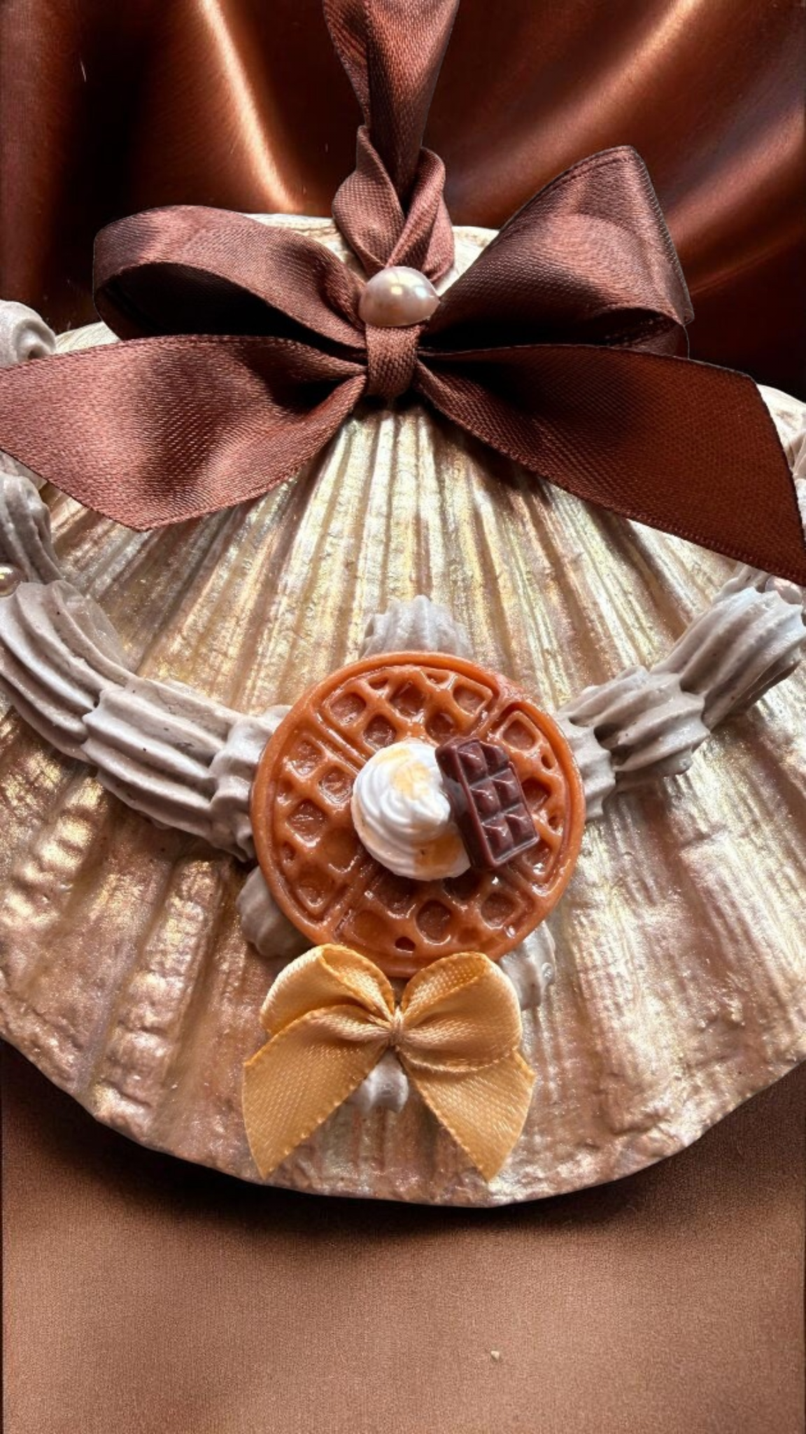Made to Order Waffle Coquette Seashell Wall Decor