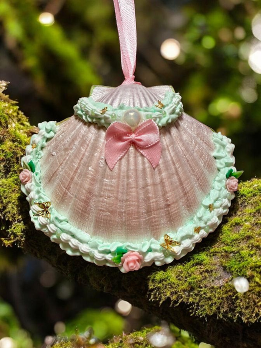 Fairycore Shell Decor With Faux Frosting