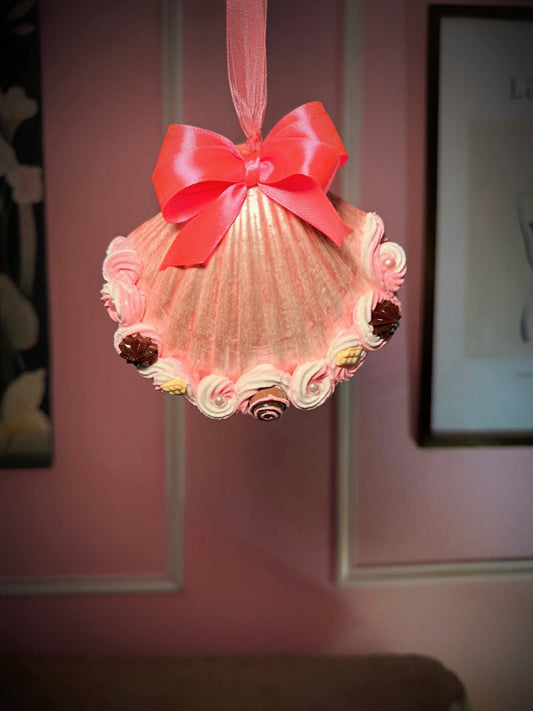 Pink Cinnamon Dream Shell Wall Decor